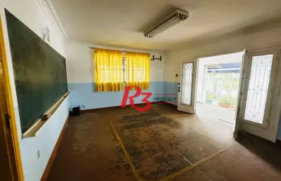 Sobrado com 7 dormitórios para alugar, 600 m² por r$ 12.000,00/mês - gonzaga - santos/sp