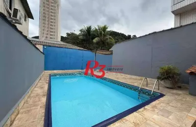 Casa com 3 dormitórios à venda, 306 m² por r$ 920.000,00 - marapé - santos/sp