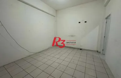 Sala para alugar, 100 m² por r$ 3.000,00/mês - encruzilhada - santos/sp