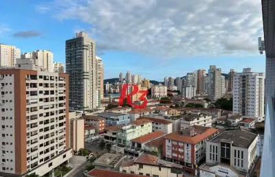 Apartamento com 2 dormitórios à venda, 73 m² por r$ 820.000,00 - ponta da praia - santos/sp