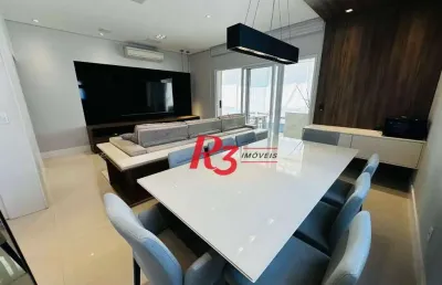 Apartamento com 2 dormitórios, 147 m² - venda por r$ 2.490.000,00 ou aluguel por r$ 20.000,00/mês - boqueirão - santos/sp