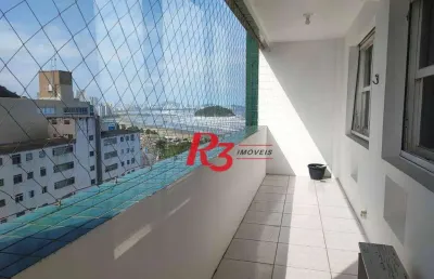 Apartamento com 3 dormitórios à venda, 133 m² por r$ 490.000,00 - itararé - são vicente/sp