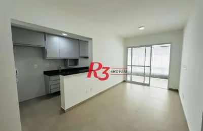 Apartamento com 1 dormitório para alugar, 60 m² por r$ 5.700,00/mês - boqueirão - santos/sp