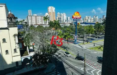 Sala à venda, 73 m² por r$ 449.000,00 - gonzaga - santos/sp