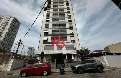 Apartamento com 2 dormitórios para alugar, 107 m² por r$ 4.500,00/mês - ponta da praia - santos/sp