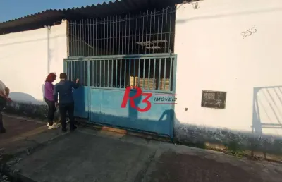 Galpão para alugar, 250 m² por r$ 10.000,00/mês - santa maria - santos/sp