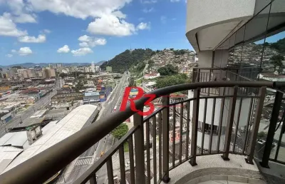Sala à venda, 47 m² por r$ 320.000,00 - valongo - santos/sp