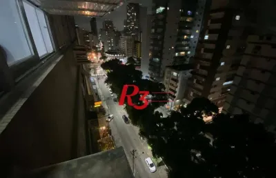 Apartamento com 1 dormitório para alugar, 58 m² por r$ 3.400,02/mês - josé menino - santos/sp