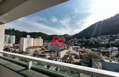 Apartamento com 2 dormitórios à venda, 55 m² por r$ 510.000,00 - marapé - santos/sp
