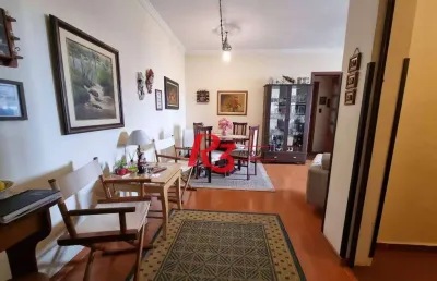 Apartamento com 2 dormitórios à venda, 82 m² por r$ 498.000,00 - marapé - santos/sp