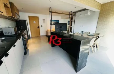 Apartamento com 2 dormitórios, 65 m² - venda por r$ 1.050.000,00 ou aluguel por r$ 7.000,00/mês - ponta da praia - santos/sp