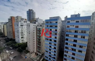 Apartamento à venda, 100 m² por r$ 550.000,00 - gonzaga - santos/sp