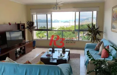 Apartamento com 3 dormitórios à venda, 194 m² por r$ 2.200.000,00 - boqueirão - santos/sp