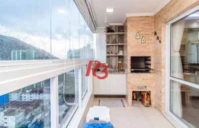 Apartamento com 2 dormitórios à venda, 77 m² por 745.000,00 - centro - são vicente/sp