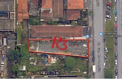 Terreno comercial à venda na Avenida Capitão-mor Aguiar, 657, Centro, São Vicente