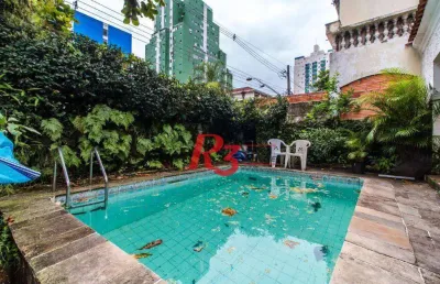 Sobrado com 3 dormitórios à venda, 218 m² - itararé - são vicente/sp