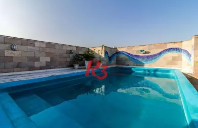 Cobertura com 3 dormitórios à venda, 270 m² por r$ 2.100.000,00 - josé menino - santos/sp