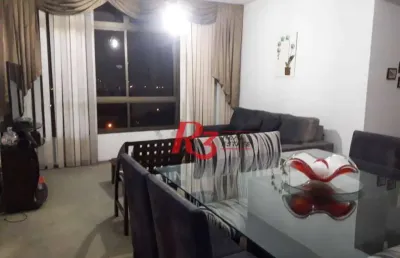Apartamento com 3 dormitórios à venda, 130 m² - centro - são vicente/sp