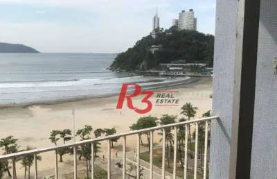 Apartamento com 4 dormitórios à venda, 170 m² - itararé - são vicente/sp