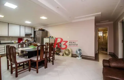 Apartamento com 3 dormitórios à venda, 160 m²  - canto do forte - praia grande/sp