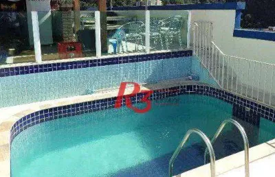 Cobertura com 3 dormitórios à venda, 220 m²  - vila belmiro - santos/sp