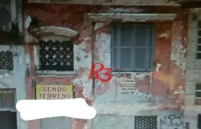 Terreno à venda, 200 m² por r$ 410.000,00 - vila nova - santos/sp