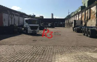 Terreno para alugar, 4500 m²  - valongo - santos/sp