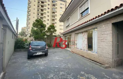 Casa, 450 m² - venda por r$ 12.000.000,00 ou aluguel por r$ 22.000,00/mês - gonzaga - santos/sp