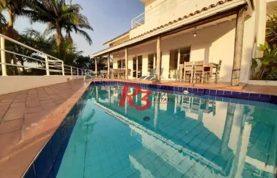 Casa à venda, 484 m² por r$ 5.000.000,00 - loteamento joão batista julião - guarujá/sp