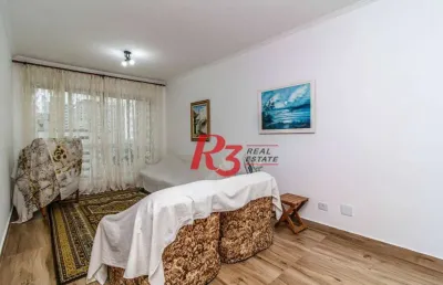 Cobertura com 2 dormitórios à venda, 192 m² - josé menino - santos/sp