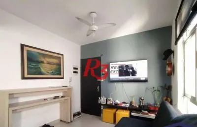 Apartamento à venda, 48 m² por r$ 230.000,00 - centro - são vicente/sp