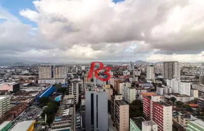 Sala comercial com 1 sala para alugar na Avenida Ana Costa, 228, Vila Mathias, Santos