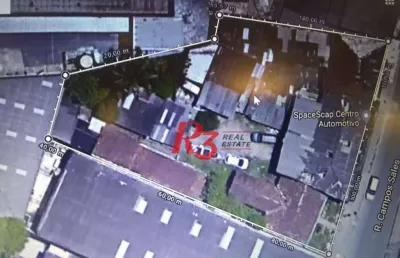 Terreno à venda na Viela Doutor Campos Sales I, 405, Centro, São Vicente