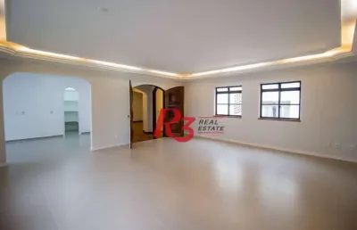Apartamento com 4 dormitórios à venda, 334 m² por r$ 1.260.000,00 - boqueirão - santos/sp