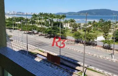 Apartamento com 2 dormitórios para alugar, 111 m² por r$ 4.500,00/mês - josé menino - santos/sp