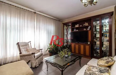 Apartamento com 3 dormitórios à venda, 150 m² por r$ 900.000,00 - pompéia - santos/sp