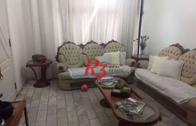 Sobrado com 3 dormitórios à venda, 250 m² por r$ 1.070.000,00 - campo grande - santos/sp