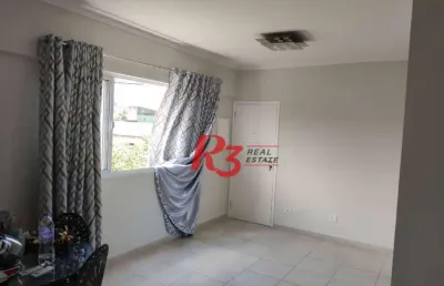 Apartamento com 2 dormitórios à venda, 92 m² por r$ 425.000,00 - macuco - santos/sp