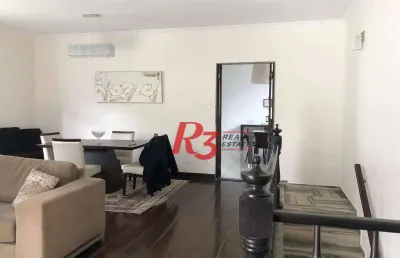 Casa com 4 dormitórios à venda, 200 m² - boqueirão - santos/sp