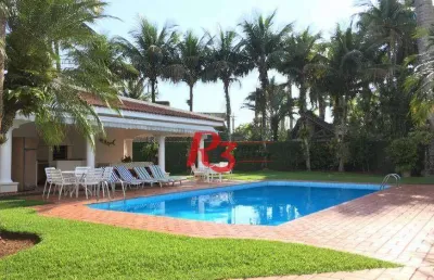 Casa com 4 dormitórios à venda, 592 m² - acapulco - guarujá/sp