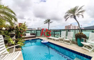 Cobertura à venda, 600 m² por r$ 3.390.000,00 - ponta da praia - santos/sp