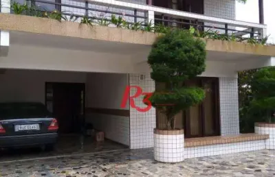 Casa com 4 dormitórios à venda, 376 m² por r$ 2.340.000,00 - morro de nova cintra - santos/sp