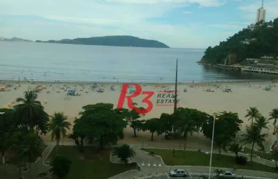 Apartamento com 3 dormitórios à venda, 210 m² - itararé - são vicente/sp