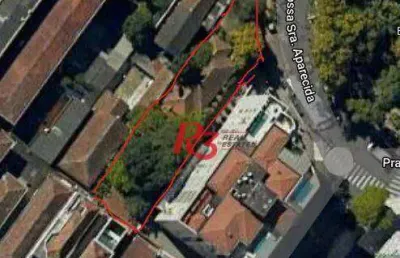 Terreno à venda na Praça Nossa Senhora Aparecida, 11, Aparecida, Santos