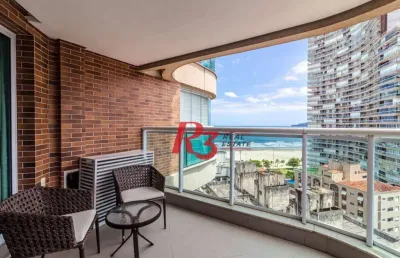 Apartamento para alugar, 45 m² por r$ 5.900,00/mês - pompéia - santos/sp