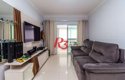 Apartamento com 2 dormitórios à venda, 87 m² - vila assunção - praia grande/sp