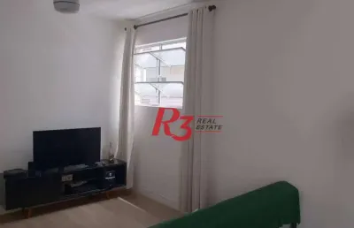 Kitnet à venda, 45 m² por r$ 375.000,00 - gonzaga - santos/sp