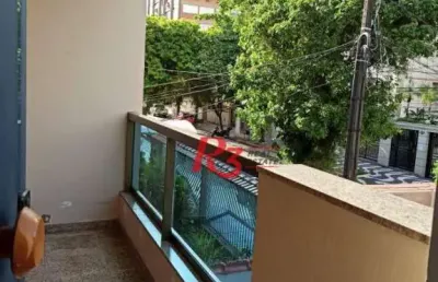 Sobrado com 4 dormitórios para alugar, 220 m² por r$ 12.000,00/mês - embaré - santos/sp