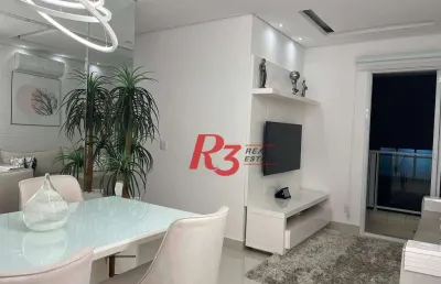 Apartamento à venda, 55 m² por r$ 745.000,00 - pompéia - santos/sp