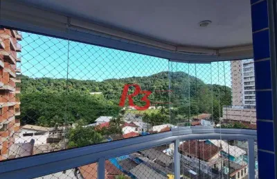 Apartamento com 3 dormitórios à venda, 111 m² por r$ 830.000 - canto do forte em praia grande/sp